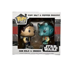 FUNKO POP HOME STAR WARS SALT AND PEPPER SHAKERS HAN SOLO AND GREEDO-NEW